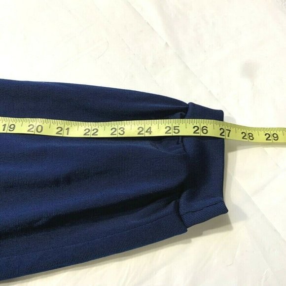 Adidas Full Zip Tracksuit Jacket Three Stripes Logo Golf Athleisure Mock‎ Neck L - Picture 12 of 12